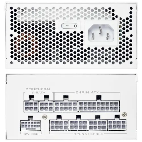 Захранващ блок Lian Li SP750 V2 White 750W 80+ Gold PCIe 5.1, ATX 3.1 - image 4