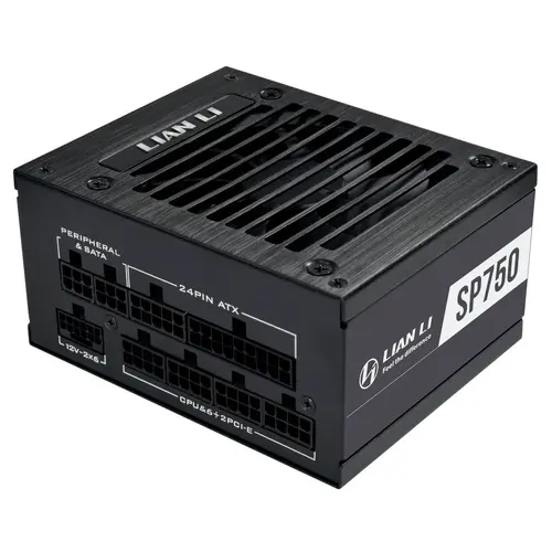 Захранващ блок Lian Li SP750 V2 Black 750W 80+ Gold PCIe 5.1, ATX 3.1 - image 1