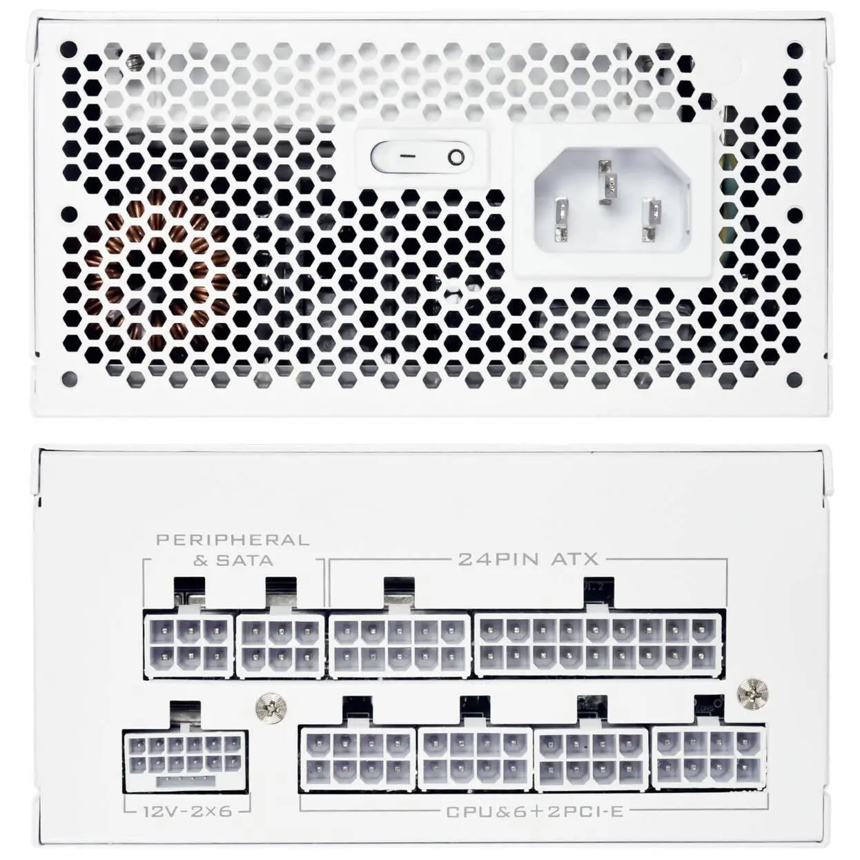 Захранващ блок Lian Li SP850 V2 White 850W 80+ Gold PCIe 5.1, ATX 3.1 - image 4