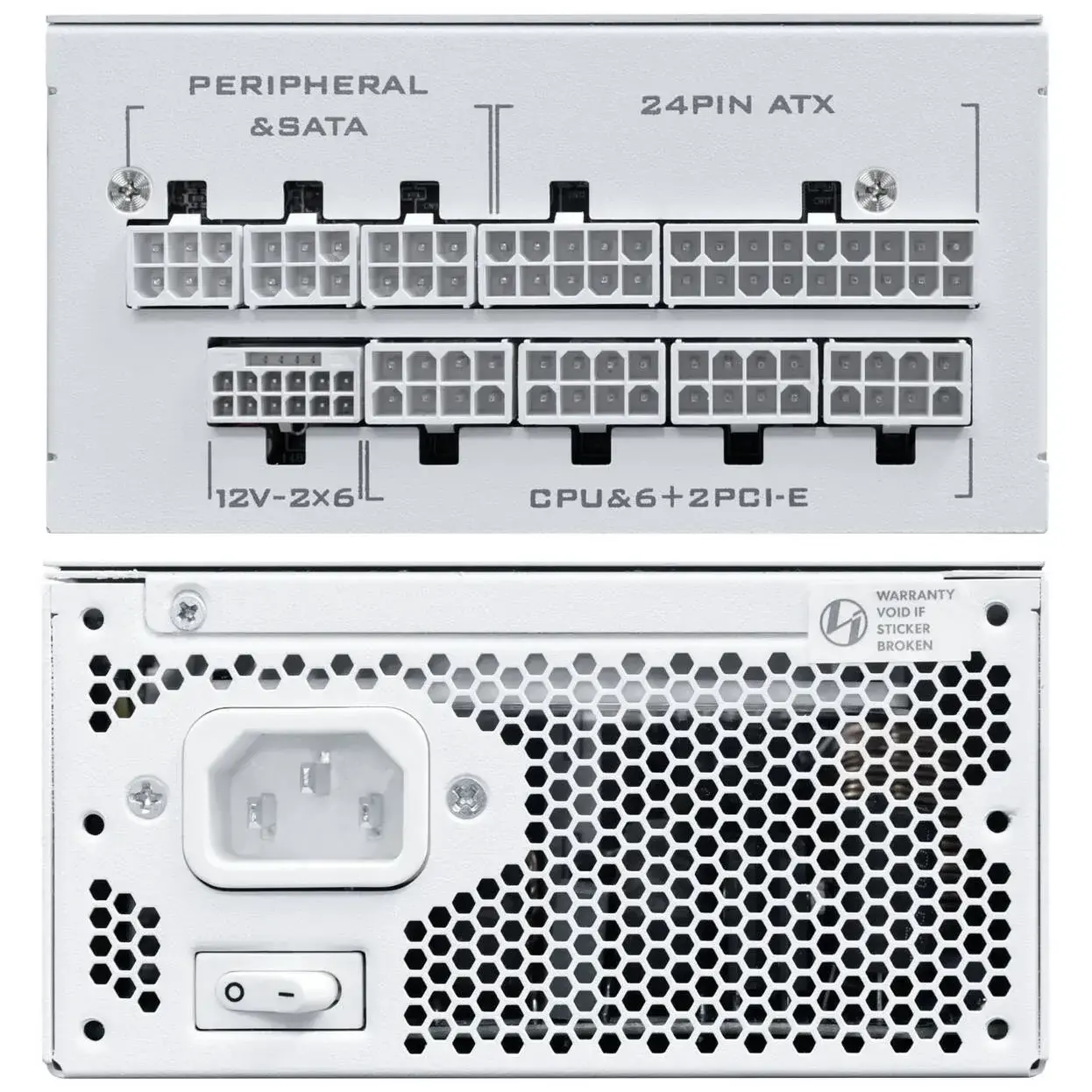 Sursă de alimentare Lian Li SP850 White 850W 80+ Platinum PCIe 5.1, ATX 3.1 - image 3