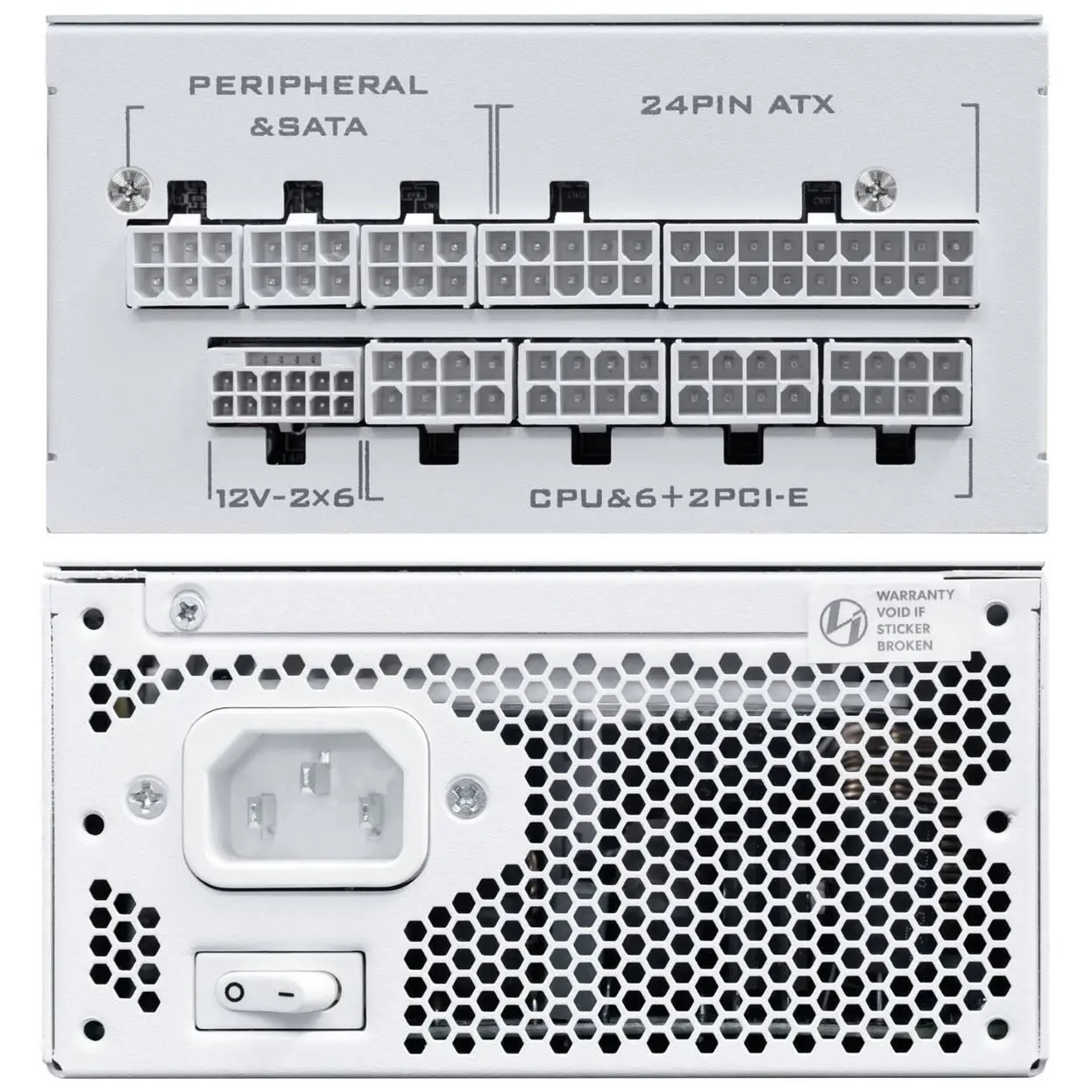 Захранващ блок Lian Li SP1000 White 1000W 80+ Platinum PCIe 5.1, ATX 3.1 - image 3