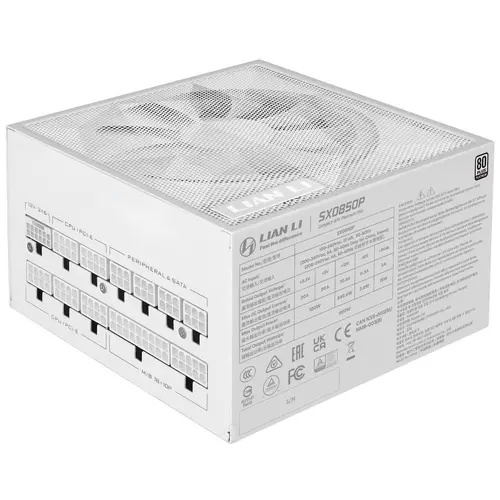 Захранващ блок Lian Li SX850P White 850W 80+ Platinum PCIe 5.1, ATX 3.1 - image 2