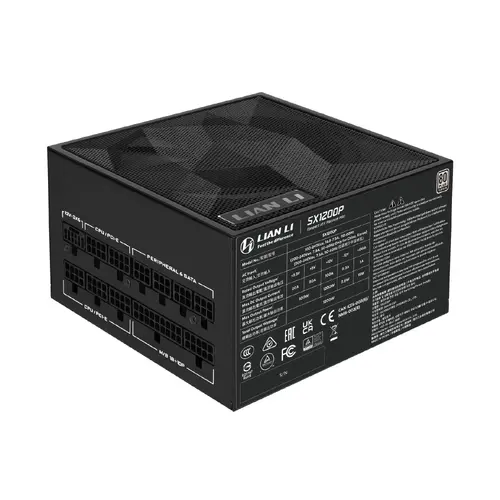 Τροφοδοτικό Lian Li SX1200P Black 1200W 80+ Platinum PCIe 5.1, ATX 3.1 - 4