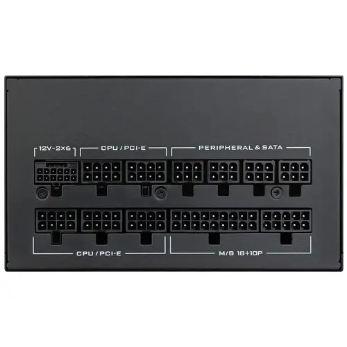 Захранващ блок Lian Li SX1200P Black 1200W 80+ Platinum PCIe 5.1, ATX 3.1 - image 4