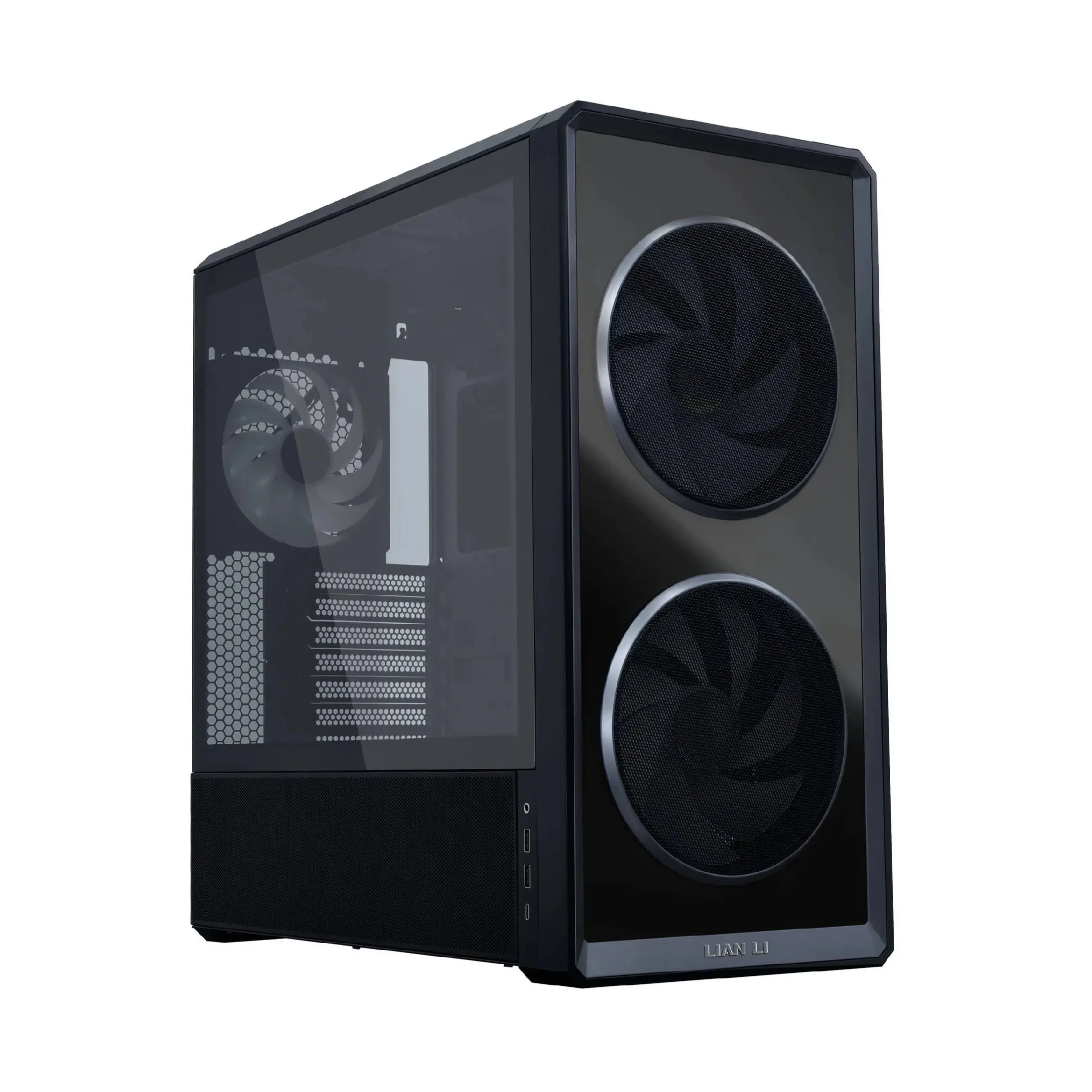 Кутия Lian Li LANCOOL 217 INF RGB Mid-Tower, Tempered Glass - Черна - image 2