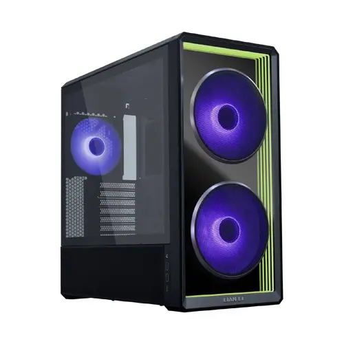 Κουτί Lian Li LANCOOL 217 INF RGB Mid-Tower, Σκληρυμένο γυαλί - Μαύρο - 1
