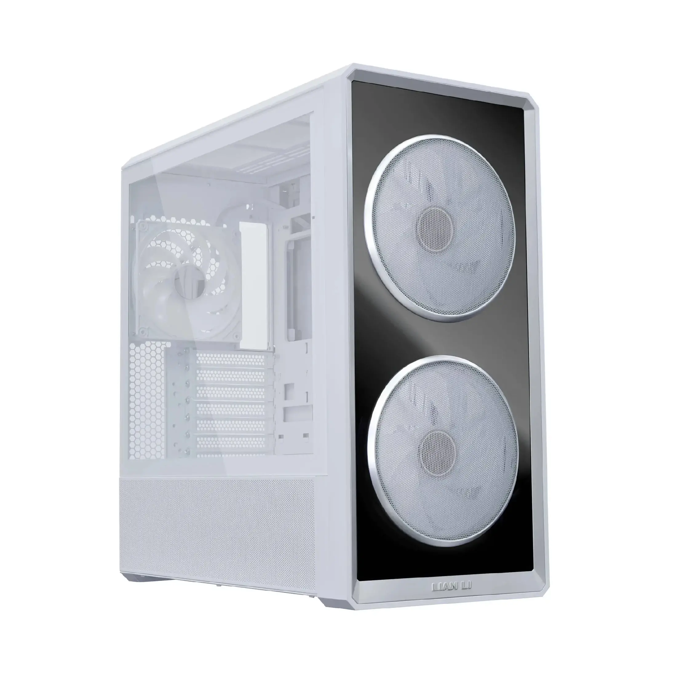Кутия Lian Li LANCOOL 217 INF RGB Mid-Tower, Tempered Glass - Бял - image 2