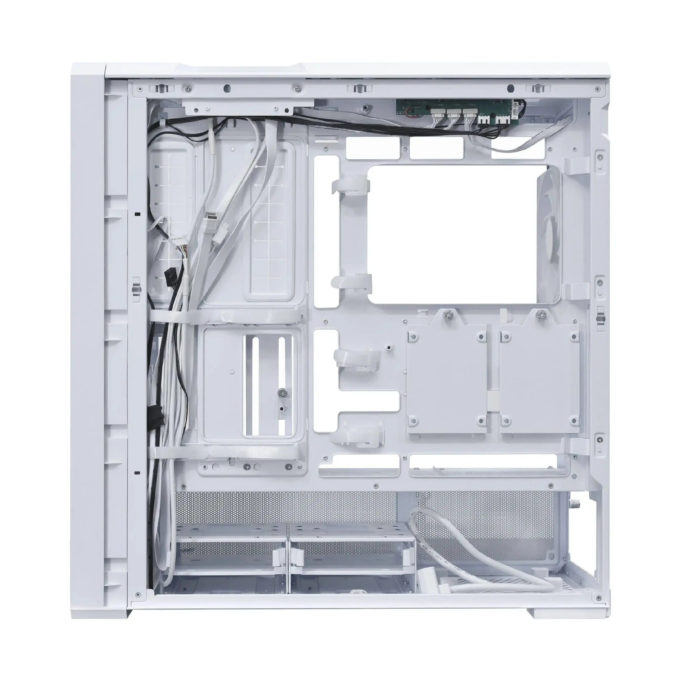 Кутия Lian Li LANCOOL 217 INF RGB Mid-Tower, Tempered Glass - Бял - image 6