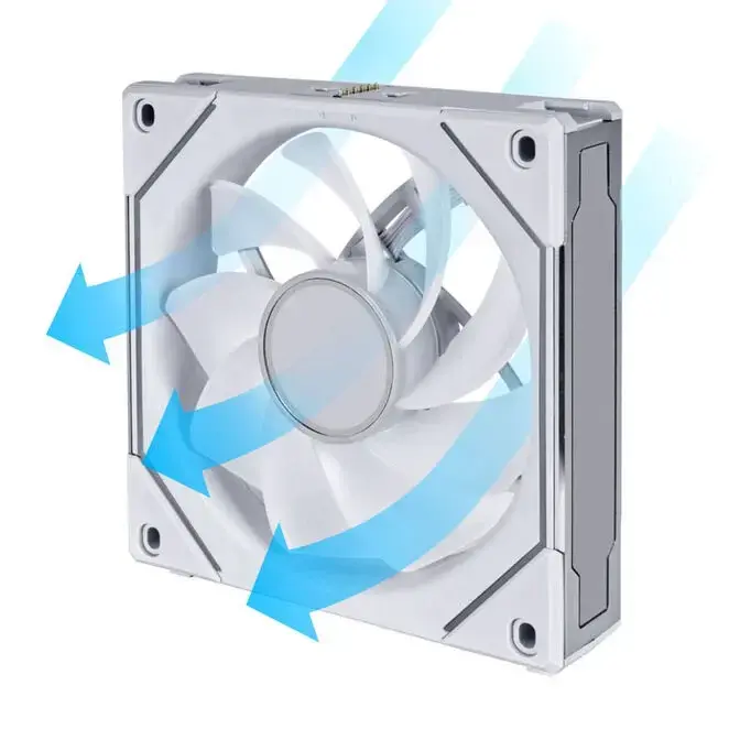 Комплект Вентилатори Lian-Li UNI SL-INF 120 ARGB Reverse Blade PWM + Контролер - White - image 4