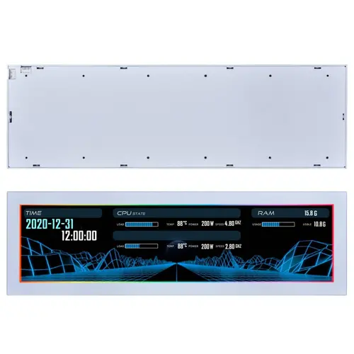 Команден панел Lian Li 8.8" Universal Screen - White - image 2