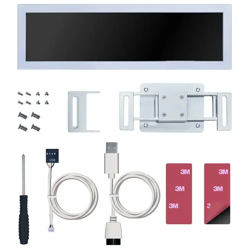 Команден панел Lian Li 8.8" Universal Screen - White - image 3