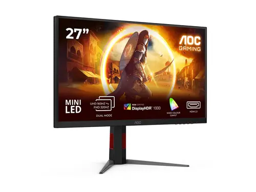 AOC U27G4XM 27inch MiniLed UHD Fast IPS 1 ms 160Hz 1200cd/m2 HDMI 2.1 DP USB 3.2 HUB USB - image 10