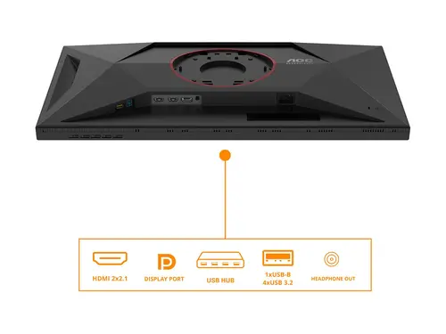 AOC U27G4XM 27inch MiniLed UHD Fast IPS 1 ms 160Hz 1200cd/m2 HDMI 2.1 DP USB 3.2 HUB USB - image 7
