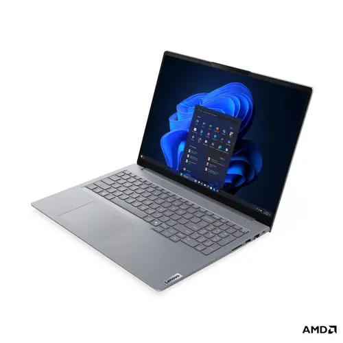 Лаптоп, Lenovo ThinkBook 16 G9 AMD Ryzen 7 250 (up to 5.1GHz, 16MB), 32GB (16+16) SODIMM DDR5-5600, 512GB SSD, 16" WUXGA (1920x1200) IPS AG, AMD Radeon 780M Graphics, FHD&IR Cam, Backlit KB, WLAN, BT, 3 cell, DOS, 3Y CCI - image 2