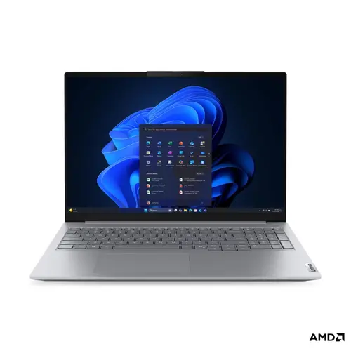 Лаптоп, Lenovo ThinkBook 16 G9 AMD Ryzen 7 250 (up to 5.1GHz, 16MB), 32GB (16+16) SODIMM DDR5-5600, 512GB SSD, 16" WUXGA (1920x1200) IPS AG, AMD Radeon 780M Graphics, FHD&IR Cam, Backlit KB, WLAN, BT, 3 cell, DOS, 3Y CCI