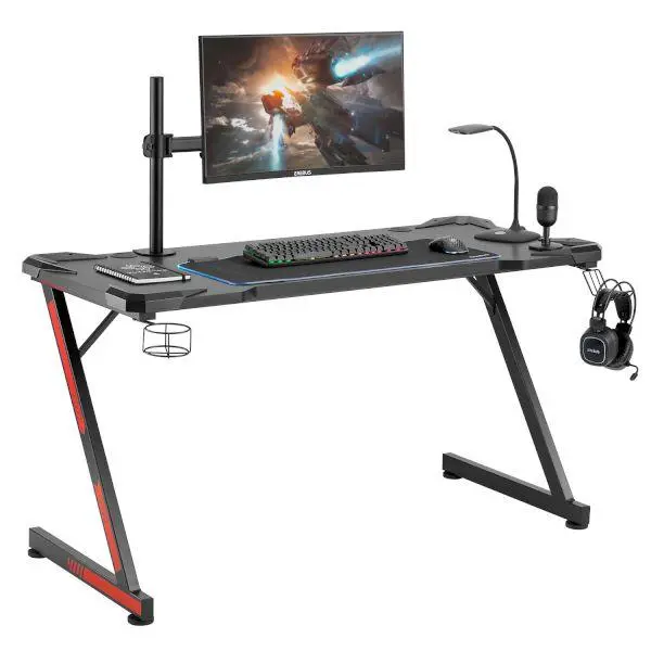Геймърско бюро Nemesis II Black Red - image 2