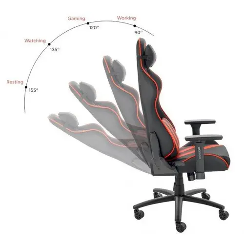 Scaun gaming Nemesis Red Claw - 7