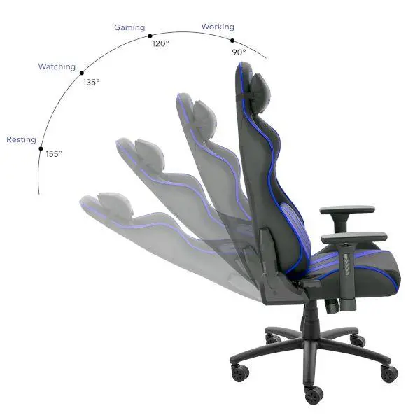 Геймърски стол Nemesis Blue Claw - image 3