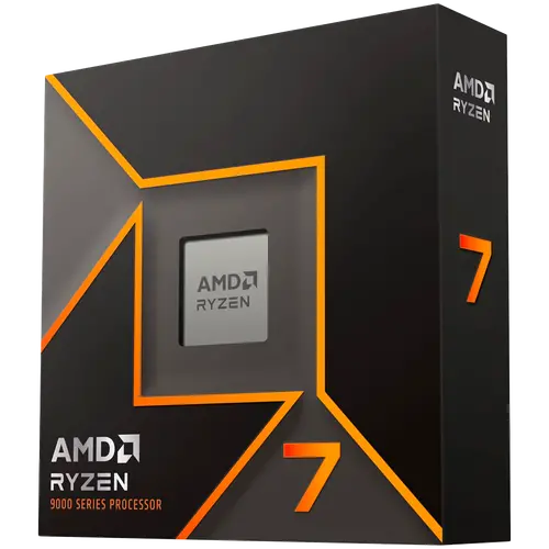 AMD CPU Desktop Ryzen 7 8C/16T 7700 (5.3GHz Max, 40MB,65W,AM5) box, with Radeon Graphics and Wraith Stealth Cooler