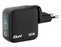 Зарядно устройство, Verbatim Mini GaN Charger 65W with Display