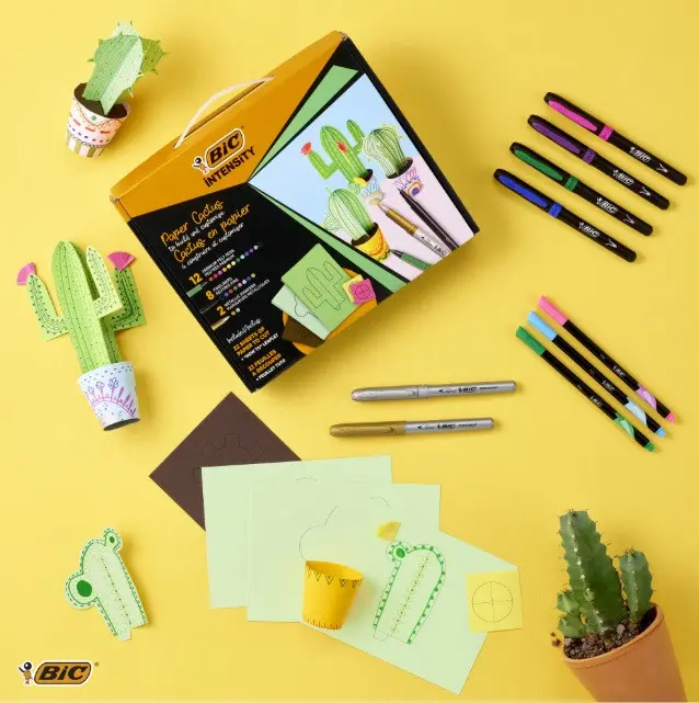Set mixt de colorat Cactus BIC - image 2