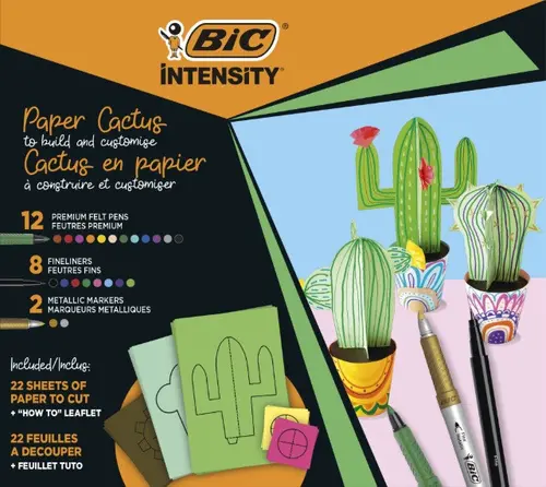 Set mixt de colorat Cactus BIC - 4