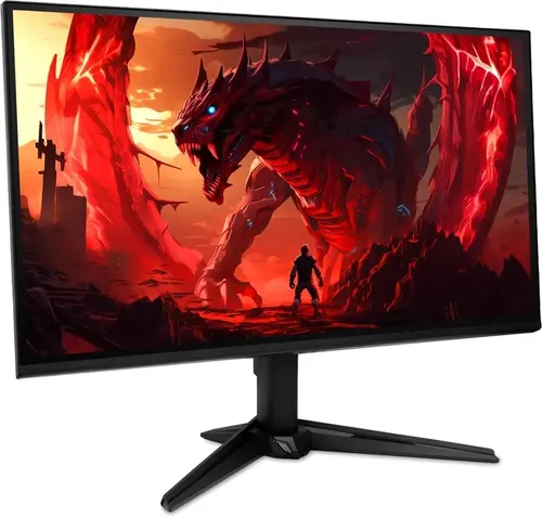 Монитор, Acer Nitro QG241YP6bmipx, 60cm 23.8'' FHD (1920x1080) IPS, ZeroFrame, 144Hz, 1ms(VRB), 250nits, 100M:1, HDMI, DP, Audio out, Speakers, FreeSync,Tilt, BluelightShield, Vesa, Black - image 2