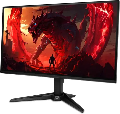 Монитор, Acer Nitro QG241YP6bmipx, 60cm 23.8'' FHD (1920x1080) IPS, ZeroFrame, 144Hz, 1ms(VRB), 250nits, 100M:1, HDMI, DP, Audio out, Speakers, FreeSync,Tilt, BluelightShield, Vesa, Black - image 3