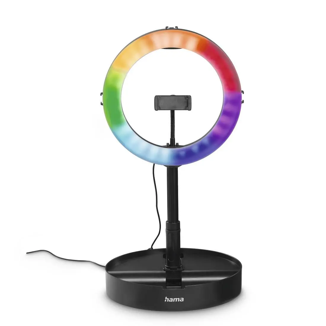 Hama LED Λάμπα με τρίποδο "SpotLight FoldUp RGB 102" LED-RGB, σετ για smartphone, πτυσσόμενη
