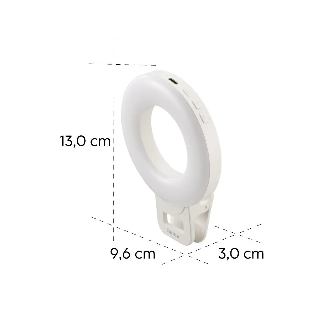Hama LED Ринг Лампа "ToGo", 3 режима, презареждаема, USB-C - image 14