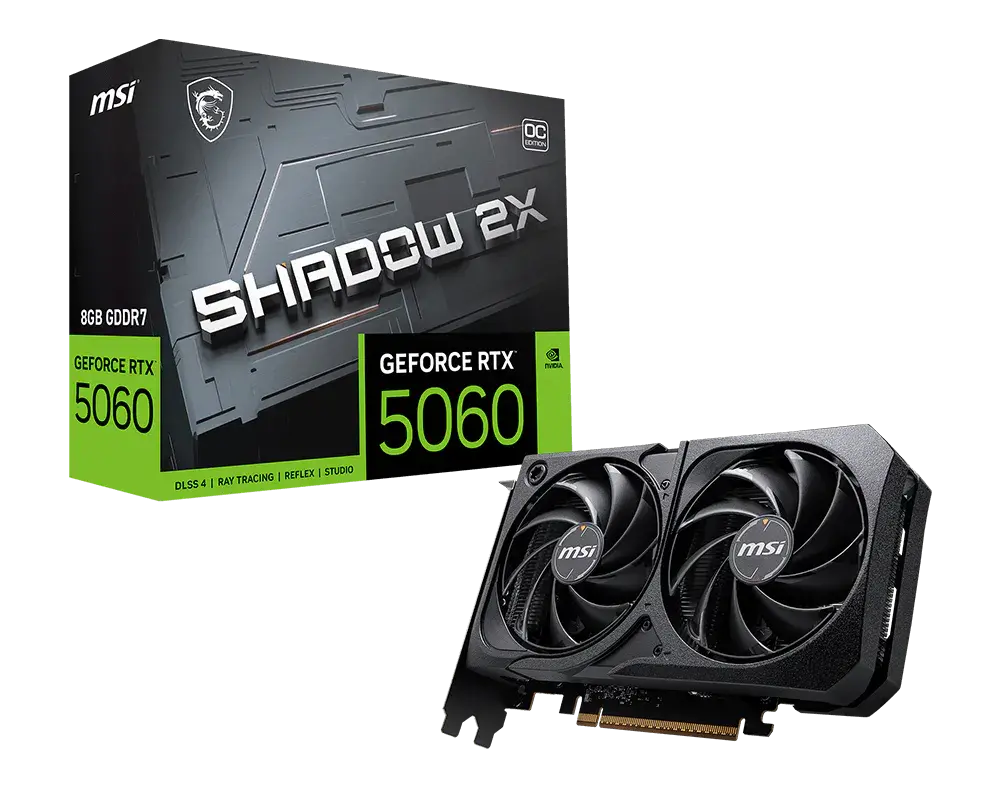 Видео карта, MSI RTX5060 8G SHADOW 2X OCMAX - image 4