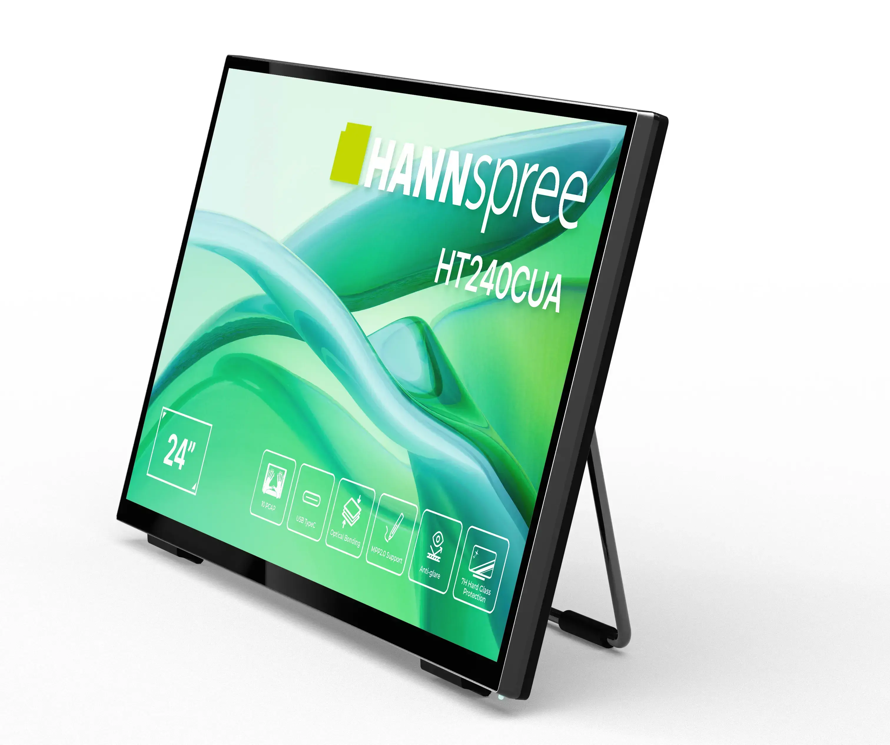 Портативен тъч Монитор Hannspree HT240CUA - 23.8" VA FHD(1920x1080), HDMI, USB-C - image 2