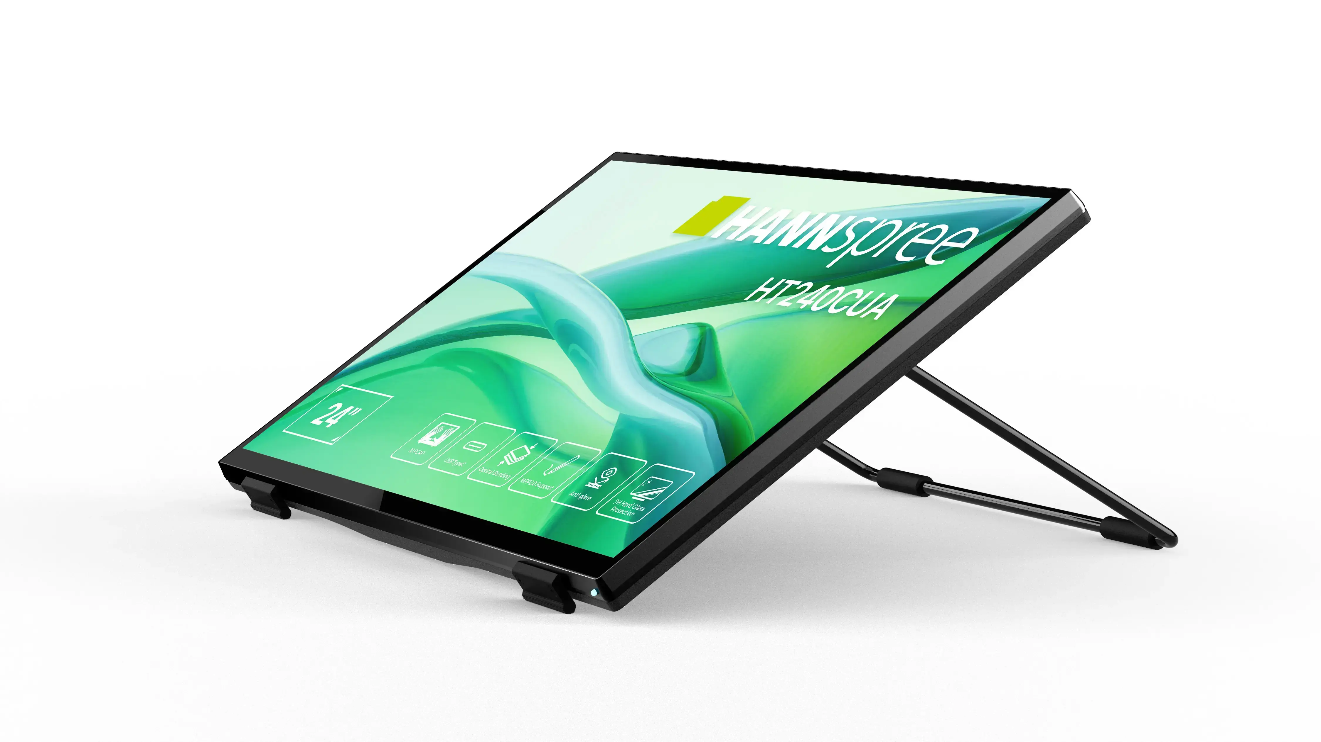 Портативен тъч Монитор Hannspree HT240CUA - 23.8" VA FHD(1920x1080), HDMI, USB-C - image 3