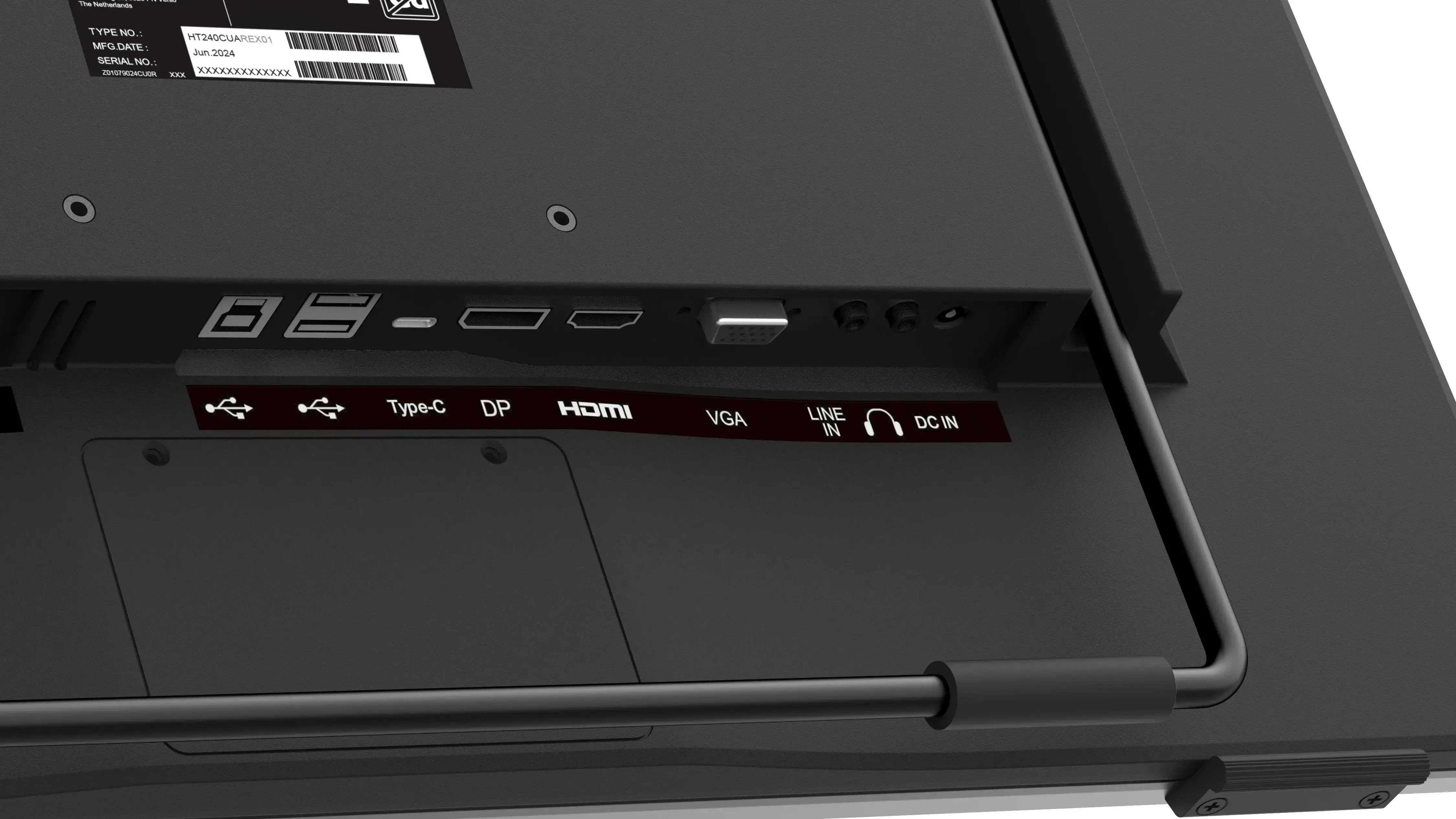 Портативен тъч Монитор Hannspree HT240CUA - 23.8" VA FHD(1920x1080), HDMI, USB-C - image 7