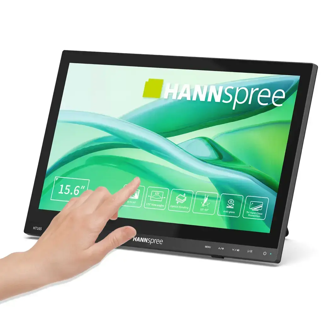 Monitor portabil touch Hannspree HT165HPB - 15.6" IPS FHD(1920x1080), HDMI, VGA