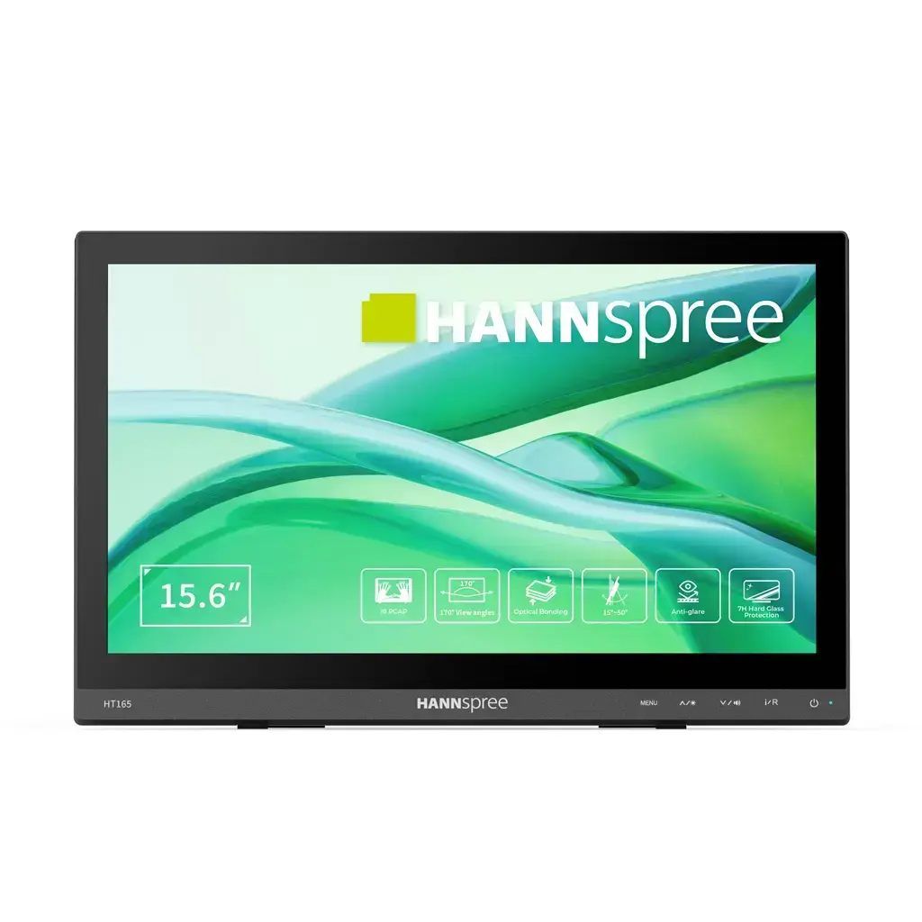 Портативен тъч Монитор Hannspree HT165HPB - 15.6" IPS FHD(1920x1080), HDMI, VGA - image 1