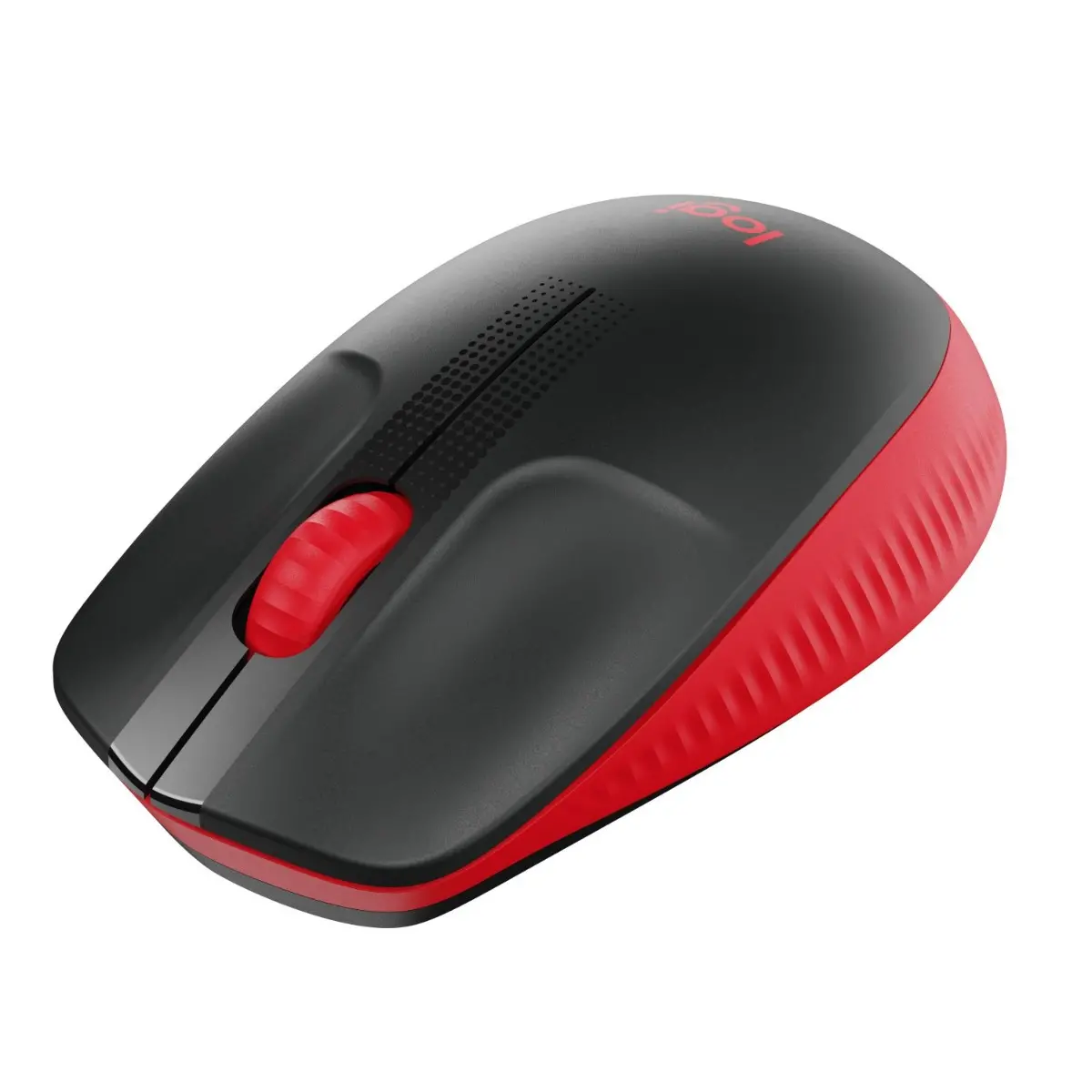 МИШКА LOGITECH M190 - wireless mouse, RF Wireless, Alkaline - Wireless / Безжична - Red - PN 910-005908 - image 1