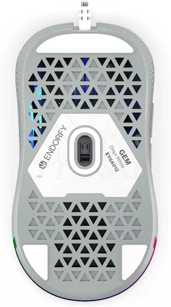 МИШКА ENDORFY GEM OWH PMW3325 USB - Ultralight Gaming mouse - max 8000 dpi - White - PN EY6A012 - image 3