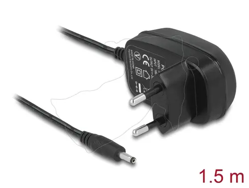 Delock Adaptor de alimentare extern DC 3,5 x 1,35 mm 5,0 V / 2,0 A / 10,0 W Navilock - 1