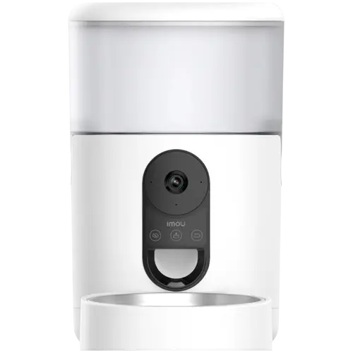 Imou Smart Pet Feeder, 360 panoramic view, 2.5K HD image, smart dispensing, pet and eating detection, built-in mic and speaker, battery mode 3x 1.5V D-size - image 1