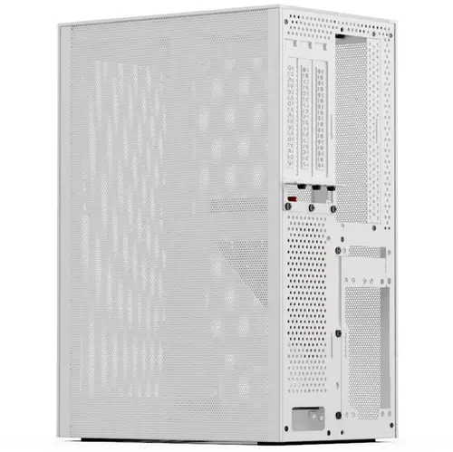 Кутия Ssupd Meshlicious Full Mesh PCIE 4.0 Edition Mini-ITX Case - White - image 1