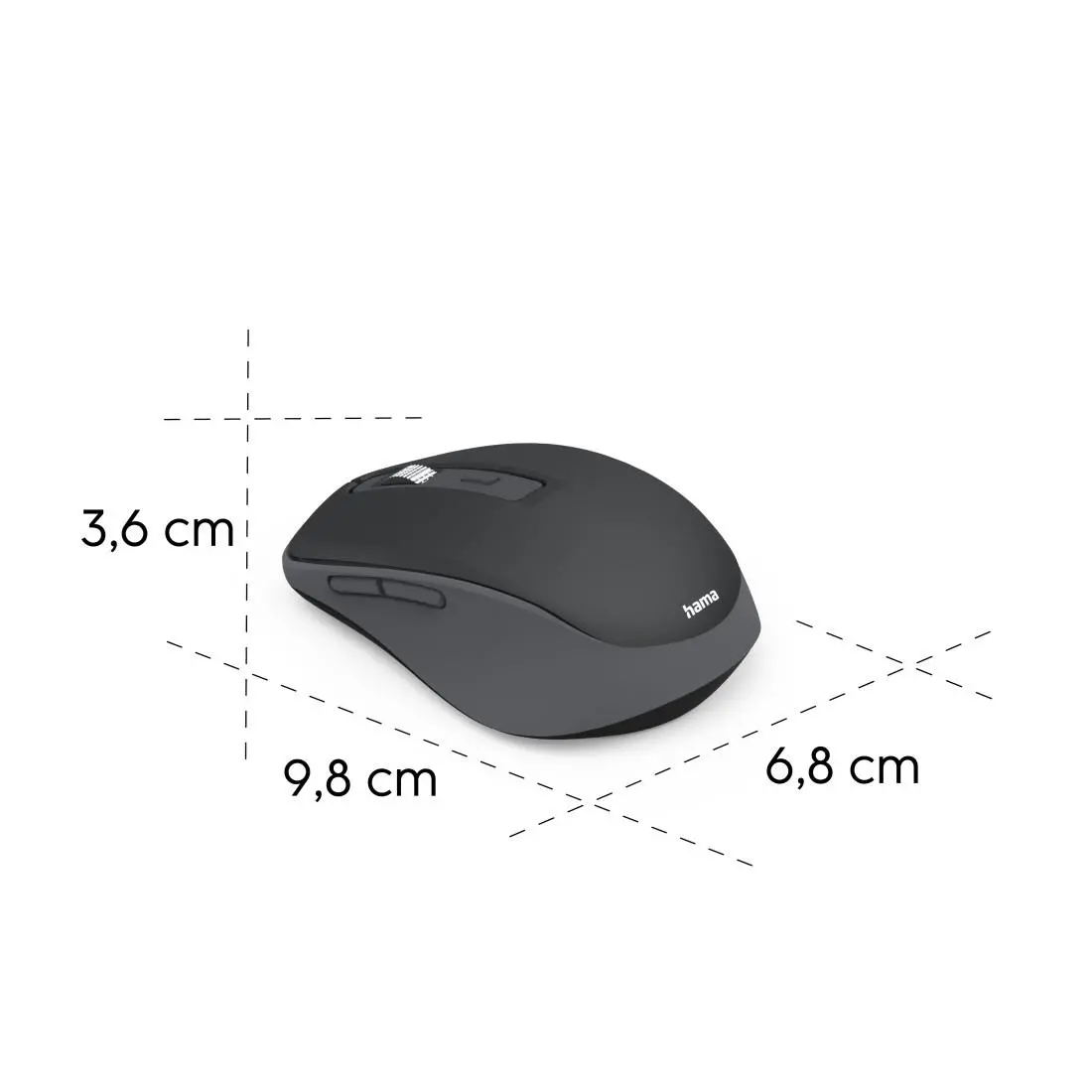HAMA Безжична мишка „WM-450“, 2.4 GHz / Bluetooth, 7 бутона - image 9