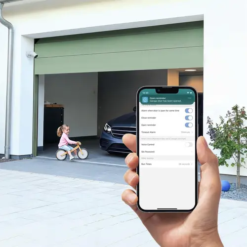 HAMA Controler smart pentru poartă de garaj, Wi-Fi, cu senzor, control prin aplicație/comandă vocală - 7