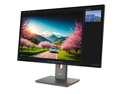 Монитор, Lenovo ThinkVision P32UD-40 31.5" IPS, WLED, 3840x2160, 16:9, 120Hz, 4ms, 1500:1, 350 cd/m?, USB hub, HDMI, DP, Thunderbolt, RJ45, Tilt, Swivel, Pivot, Height Adjust Stand