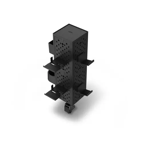 uRage Set modular Peg Board, montaj pe perete/birou, negru - 3