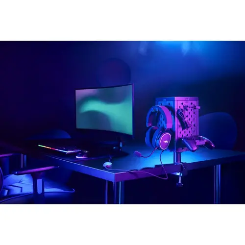 uRage модулен комплект Peg Board, монтаж на стена/маса, черен - image 4