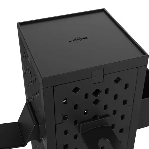 uRage модулен комплект Peg Board, монтаж на стена/маса, черен - image 6