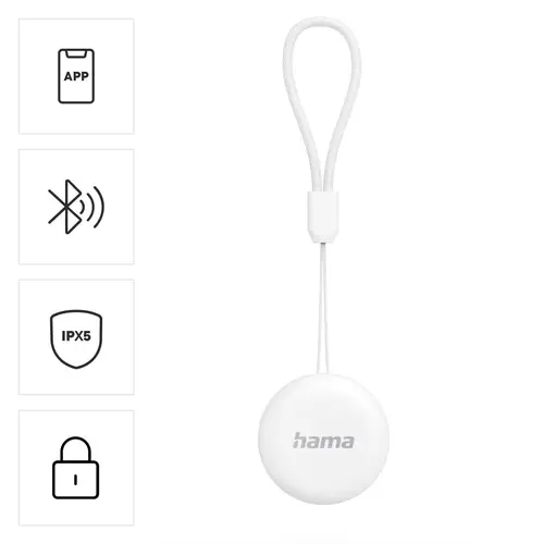 HAMA Тракер за Android „Find My Device“, с приложение, Bluetooth, бял - image 17