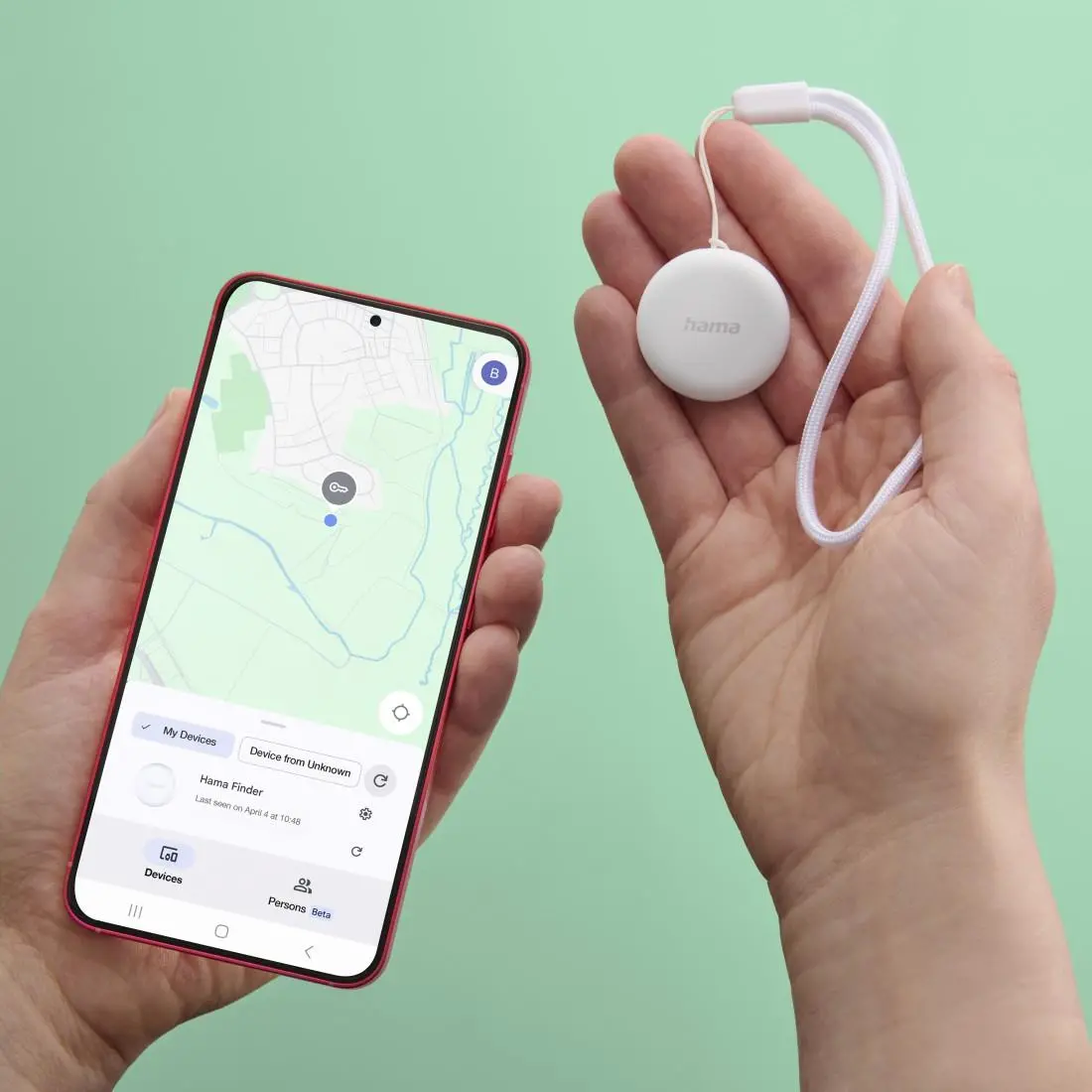 HAMA Tracker pentru Android "Find My Device", cu aplicație, Bluetooth, alb - image 19