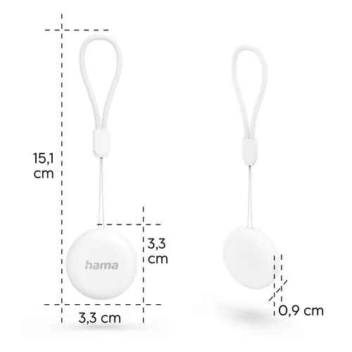 HAMA Тракер за Android „Find My Device“, с приложение, Bluetooth, бял - image 20